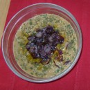 Rote-Linsen-Dhal mit Spinat
